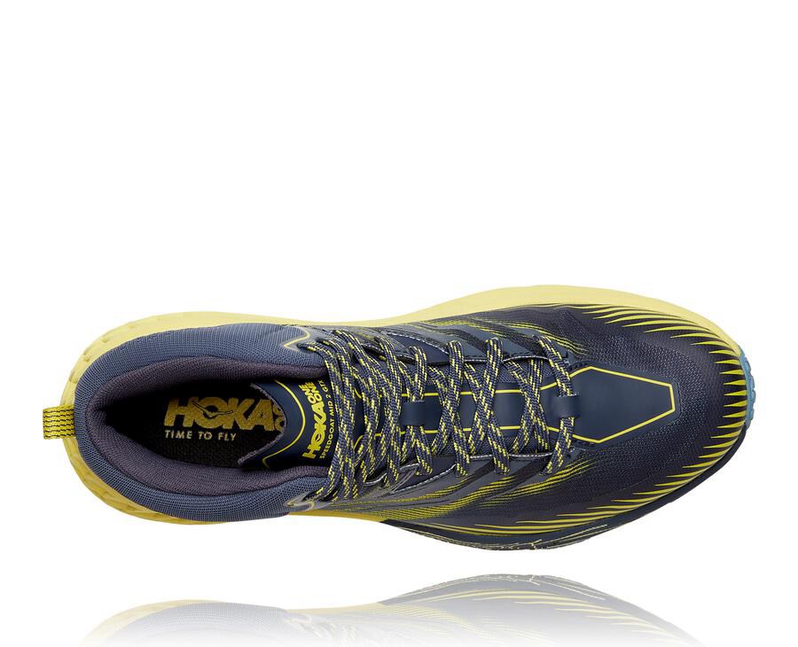 Hoka One One Trailove Tenisky Panske Námornícka Modrá - Speedgoat Mid GORE-TEX 2 - 48670-JWXP